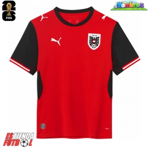 Austria Primera Equipación Mundial 2026 Manga Corta